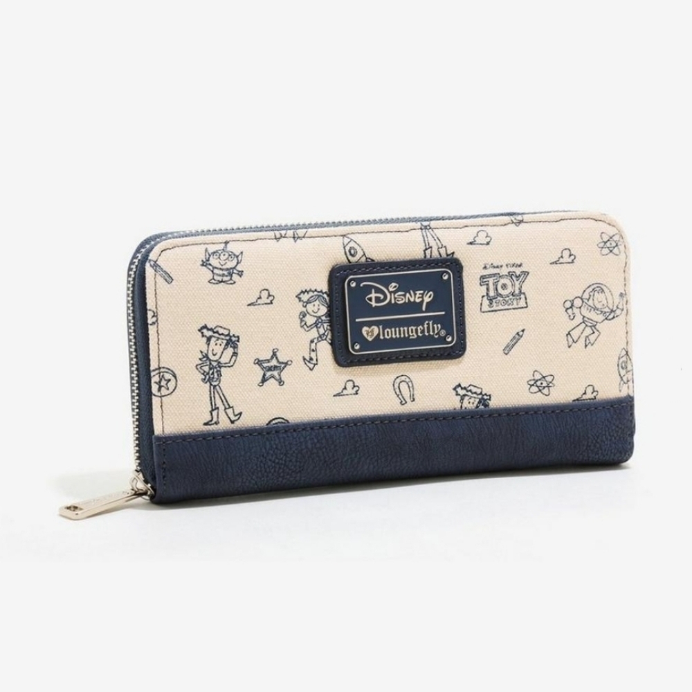 Loungefly Disney Pixar Toy Story Doodle Zip Wallet